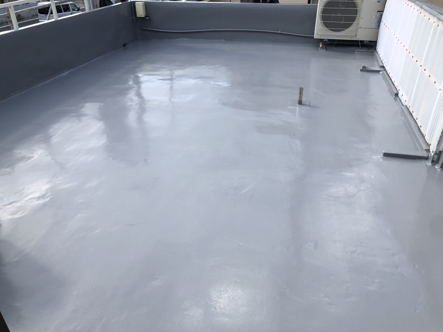 神戸市須磨区でウレタン防水をしました!(^^)!